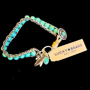 SOLD-Pretty Lucky Brand Semi Precious Accent Bracelet